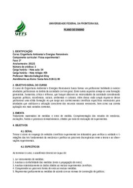 Física Experimental I
