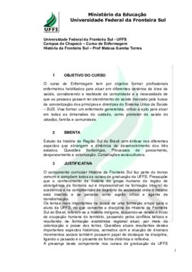 História da Fronteira Sul