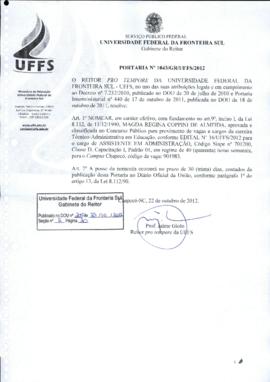 Portaria 1043-GR-2012