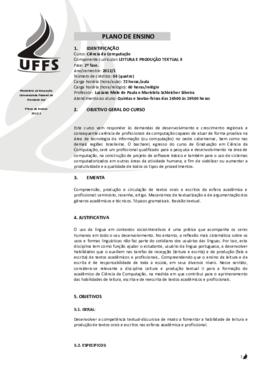 Leitura e Produção Textual II