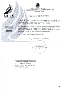 Portaria 812-GR-2011