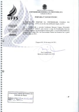 Portaria 223-GR-2011