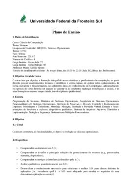 Sistemas Operacionais