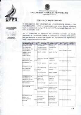 Portaria 845-GR-2012