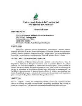 Química Geral