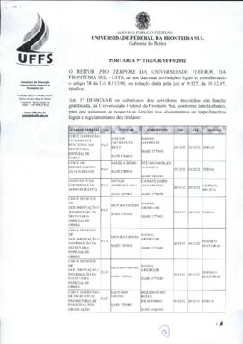 Portaria 1142-GR-2012