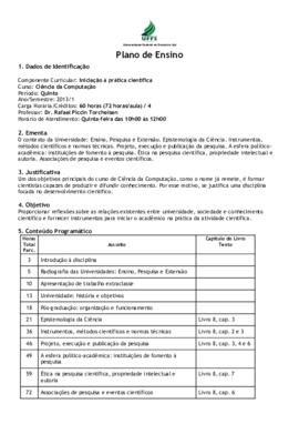 Iniciação à Prática Científica