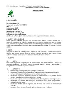 Fisiologia I