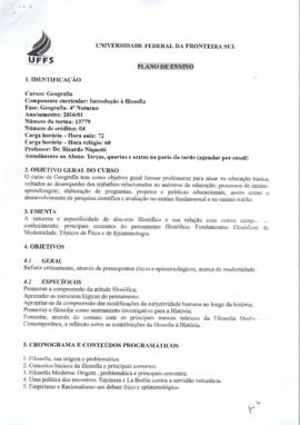 Introdução à Filosofia