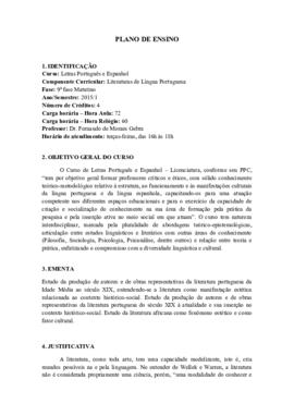 Literaturas de Língua Portuguesa
