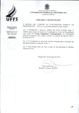 Portaria 265-GR-2013