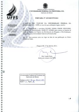 Portaria 349-GR-2011