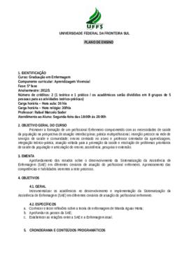 Aprendizagem Vivencial
