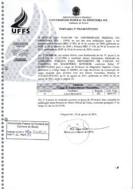 Portaria 556-GR-2011
