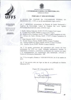 Portaria 1050-GR-2012
