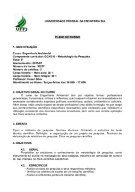Metodologia da Pesquisa