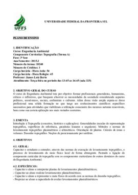 Topografia - Turma A