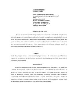 Antropologia Estrutural