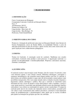 Currículo na Educação Básica