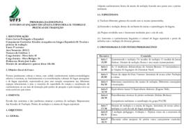 Estudos Avançados em Língua Espanhola II