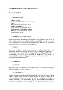 Teorias da Educação