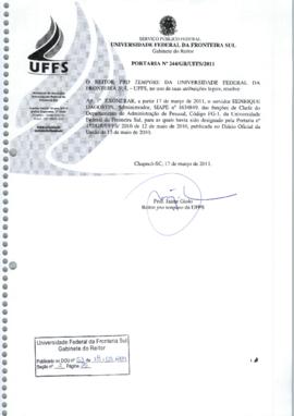 Portaria 244-GR-2011