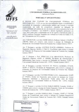 Portaria 659-GR-2012