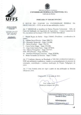 Portaria 534-GR-2012