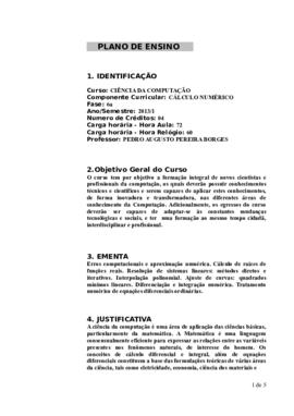 Cálculo Numérico