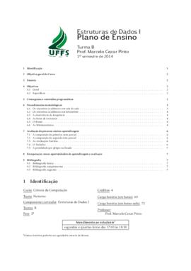 Estrutura de Dados I - Turma B