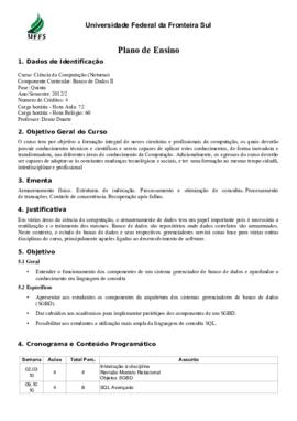 Banco de Dados II