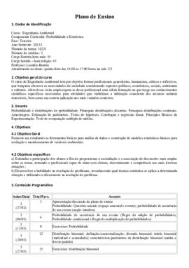 Probabilidade e Estatística