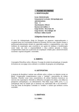 Antropologia para Administradores