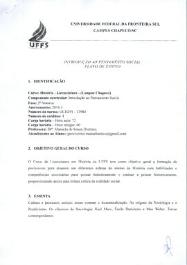 Introdução ao Pensamento Social