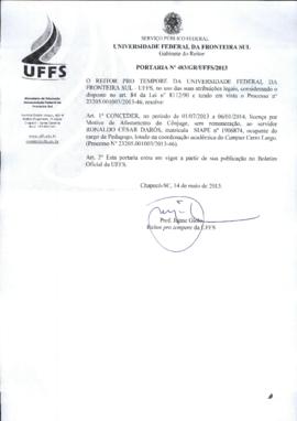 Portaria 483-GR-2013