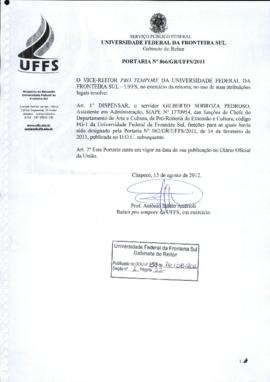 Portaria 866-GR-2012