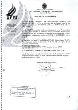 Portaria 533-GR-2011