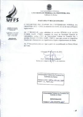 Portaria 802-GR-2012