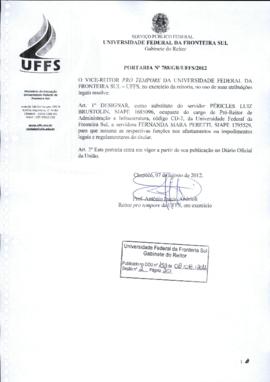 Portaria 788-GR-2012