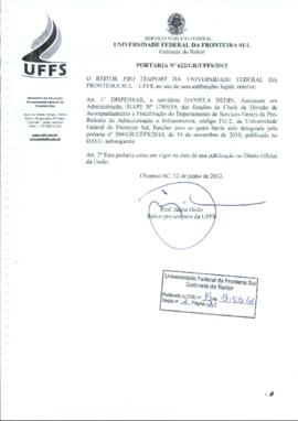 Portaria 622-GR-2012