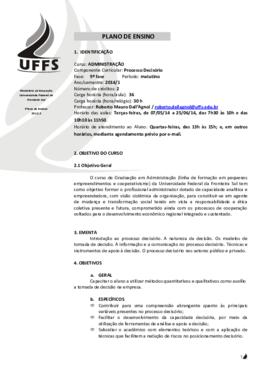 Processo Decisório