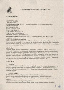 Tópicos em Agronomia II
