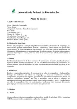 Redes de Computadores