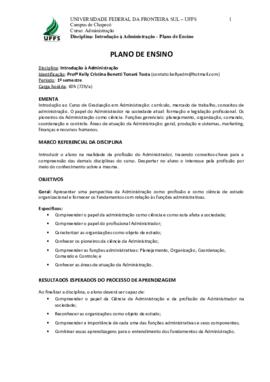 Introdução à Administração