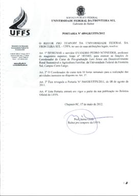 Portaria 489-GR-2012