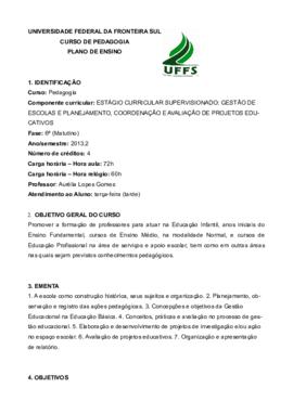 Estágio Curricular Supervisionado