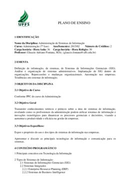 Administração de Sistemas de Informação