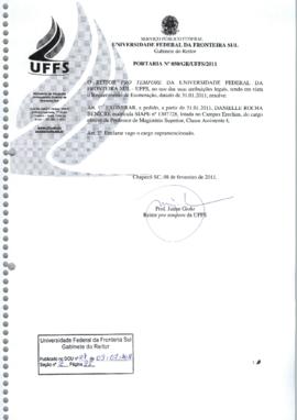 Portaria 050-GR-2011