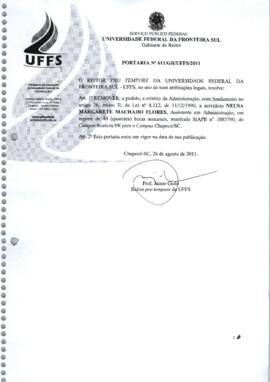 Portaria 611-GR-2011