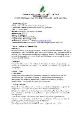 Antropologia para Administradores